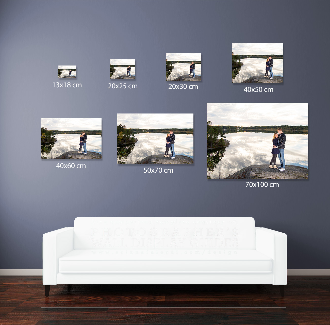 exempel bildstorlekar vägg